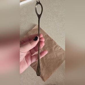 Antique 1847 Rogers Bros XS Triple Silverplate Old Colony Olive/Pickle Fork